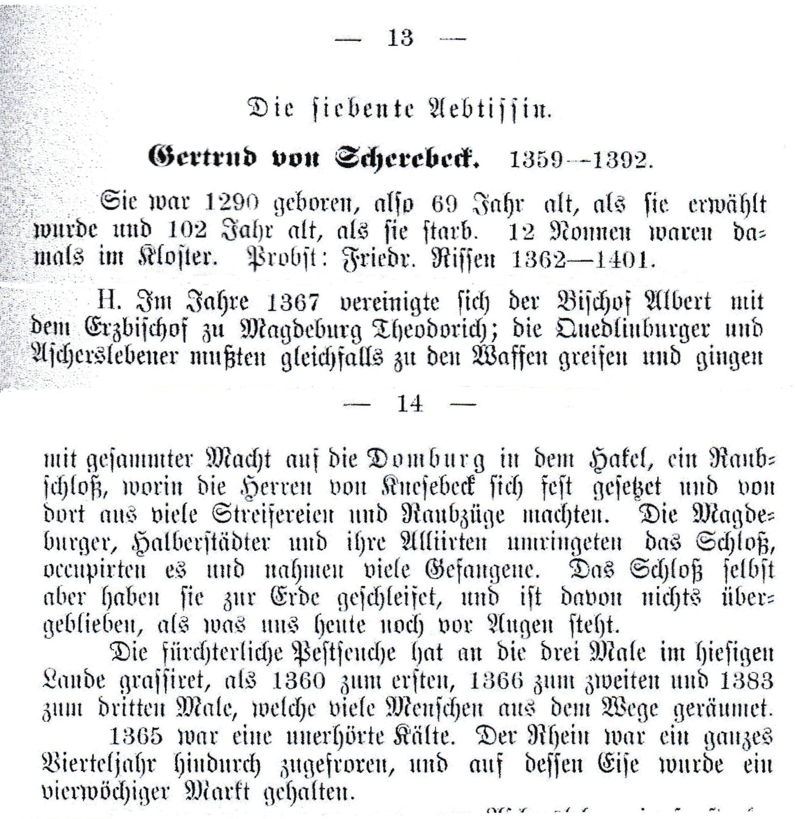 Hedersleben-Bericht 